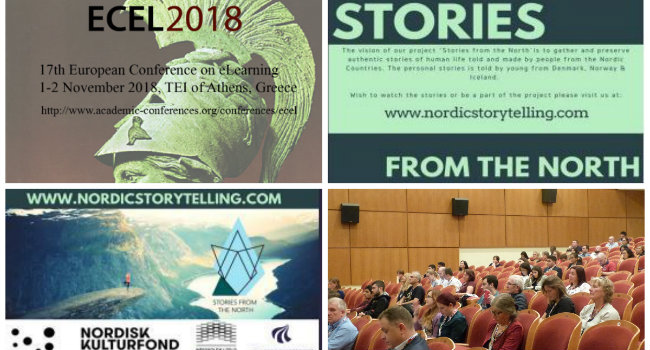 Videocenteret præsenterer Nordic storytelling projektet på European Conference on eLearning Videocenteret præsenterer Nordic storytelling projektet på European Conference on eLearning